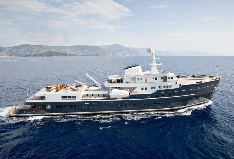 Legend, 77.4 m yacht converted from a 1974 tug by Icon Yachts