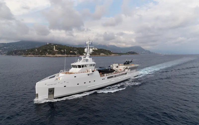 Game Changer, 72 m support vessel built by Damen Yachting